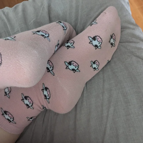 Cow Socks 🐄🐮 - Picture 3 of 3